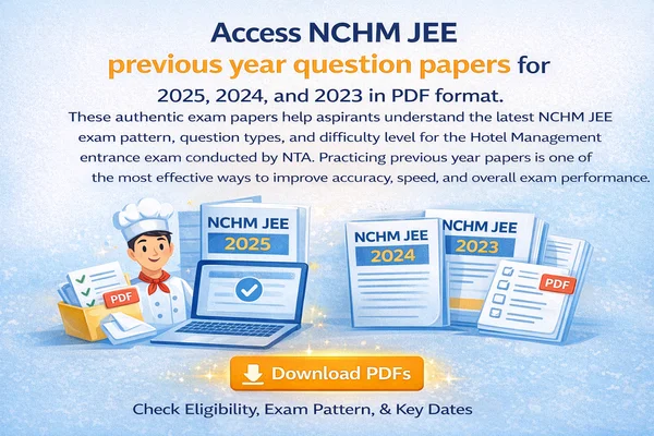 NCHM JEE Question Papers